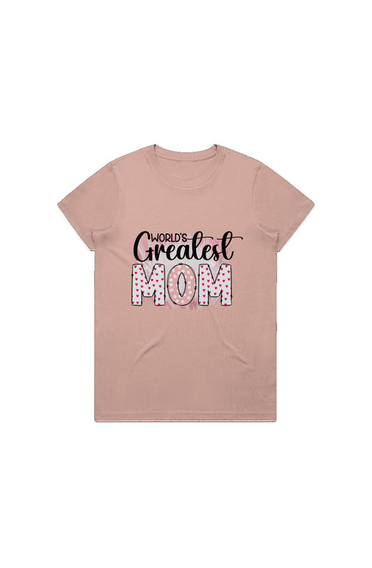 Greatest mom Maple Tee