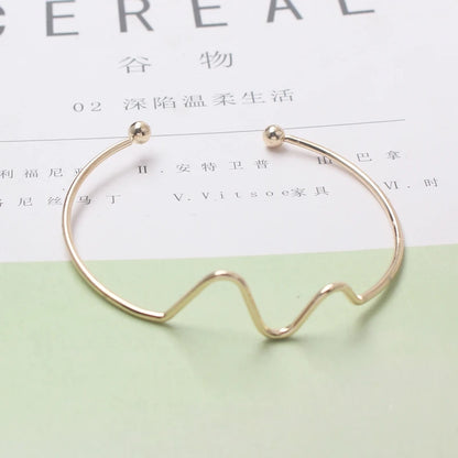 Open Cuff Bangle Bracelets