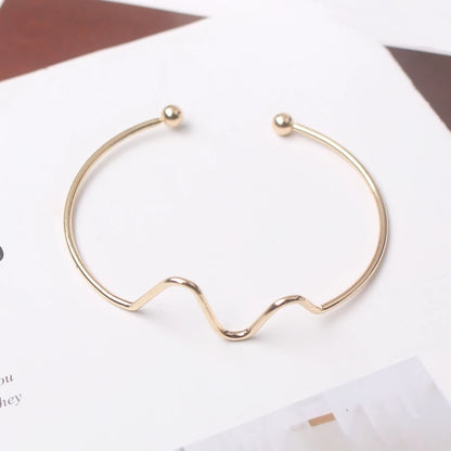 Open Cuff Bangle Bracelets