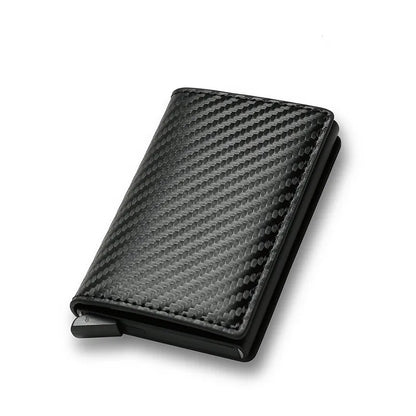 Carbon Fiber Slim Aluminum Men Wallet RFID