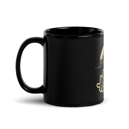 HOUSTON Black Glossy Mug