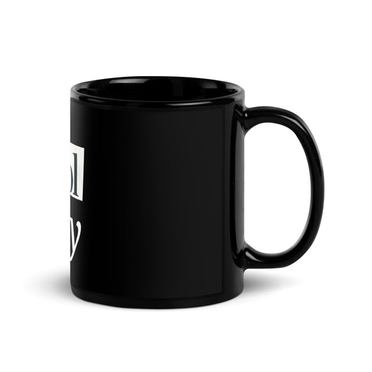 COOL GUY Black Glossy Mug