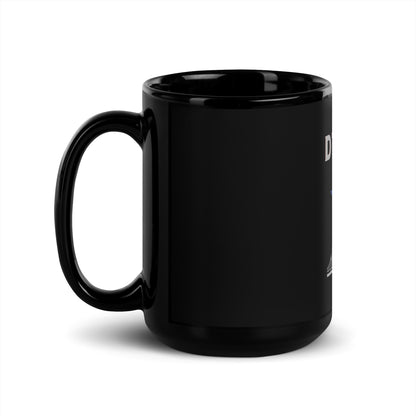 DALLAS Black Glossy Mug