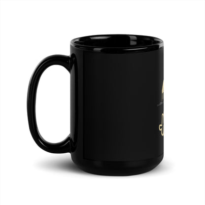 HOUSTON Black Glossy Mug