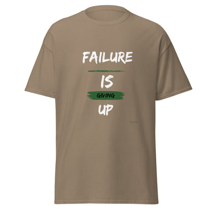 Failure is giving up