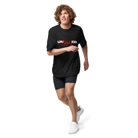 Unfinished Unisex performance crew neck t-shirt