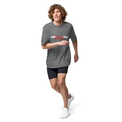 Unfinished Unisex performance crew neck t-shirt