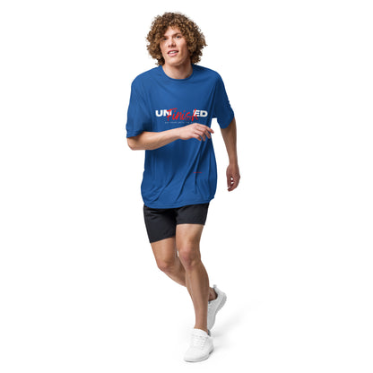 Unfinished Unisex performance crew neck t-shirt