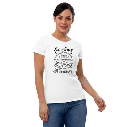 El Senor de justicia sleeve t-shirt