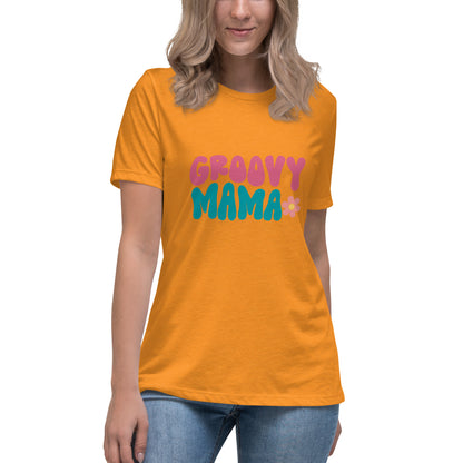 Groovy mama/Women's Relaxed T-Shirt