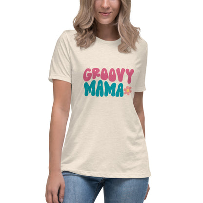 Groovy mama/Women's Relaxed T-Shirt