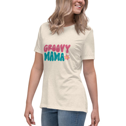 Groovy mama/Women's Relaxed T-Shirt