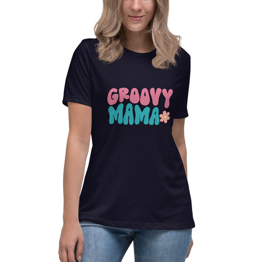 Groovy mama/Women's Relaxed T-Shirt