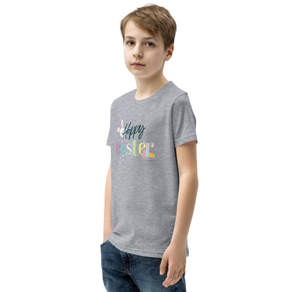 Hoppy Easter Youth Short Sleeve T-Shirt