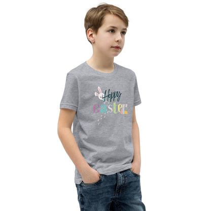 Hoppy Easter Youth Short Sleeve T-Shirt