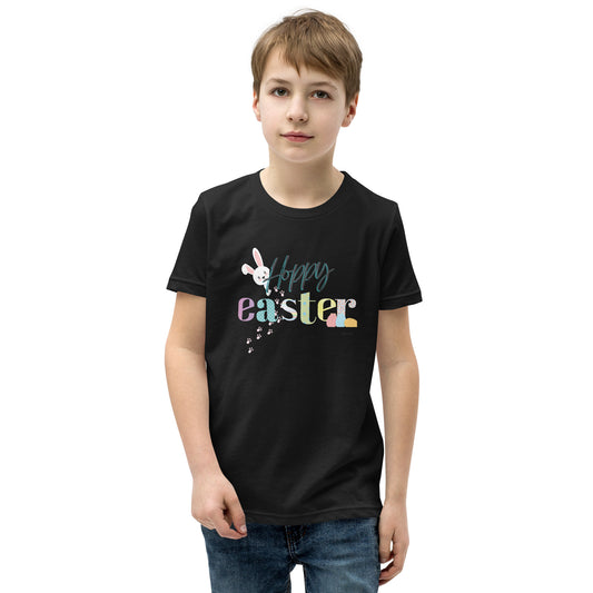 Hoppy Easter Youth Short Sleeve T-Shirt