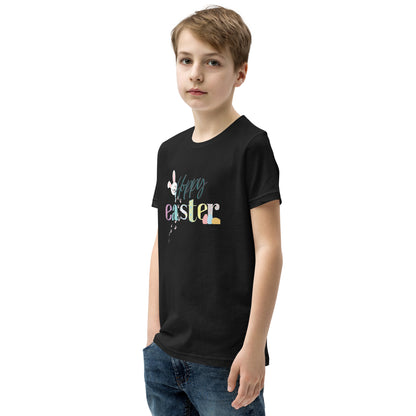 Hoppy Easter Youth Short Sleeve T-Shirt