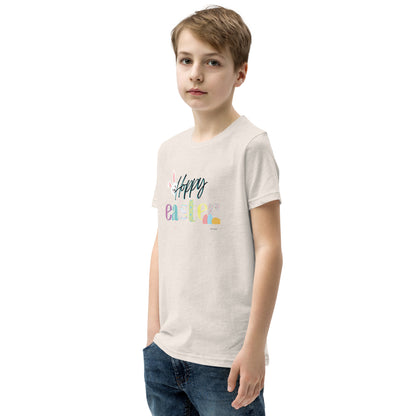 Hoppy Easter Youth Short Sleeve T-Shirt