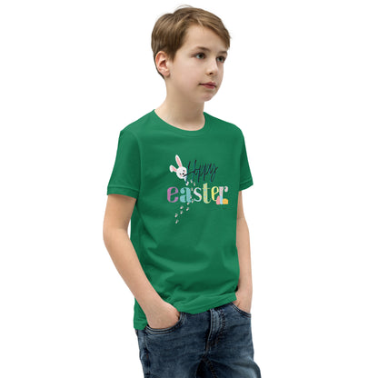 Hoppy Easter Youth Short Sleeve T-Shirt