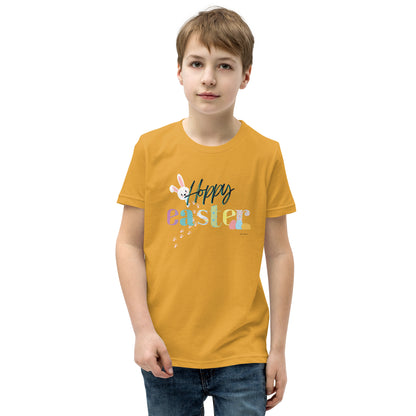 Hoppy Easter Youth Short Sleeve T-Shirt