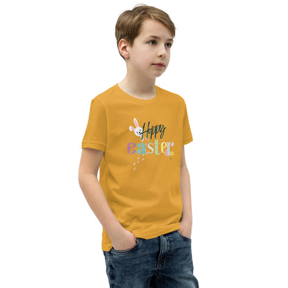 Hoppy Easter Youth Short Sleeve T-Shirt