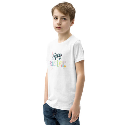 Hoppy Easter Youth Short Sleeve T-Shirt